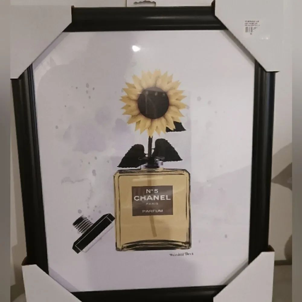 FAIRCHILD PARIS Framed Art CHANEL with SunFlower